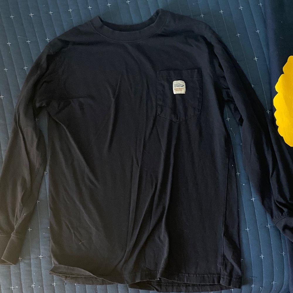 Men's Navy Long Sleeve Tee